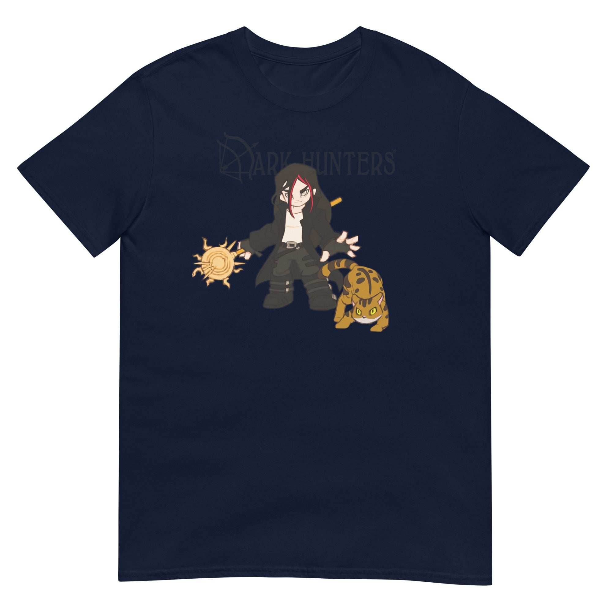 Acheron Dark-Hunter Gray Logo Short-Sleeve Unisex T-Shirt - Black / S