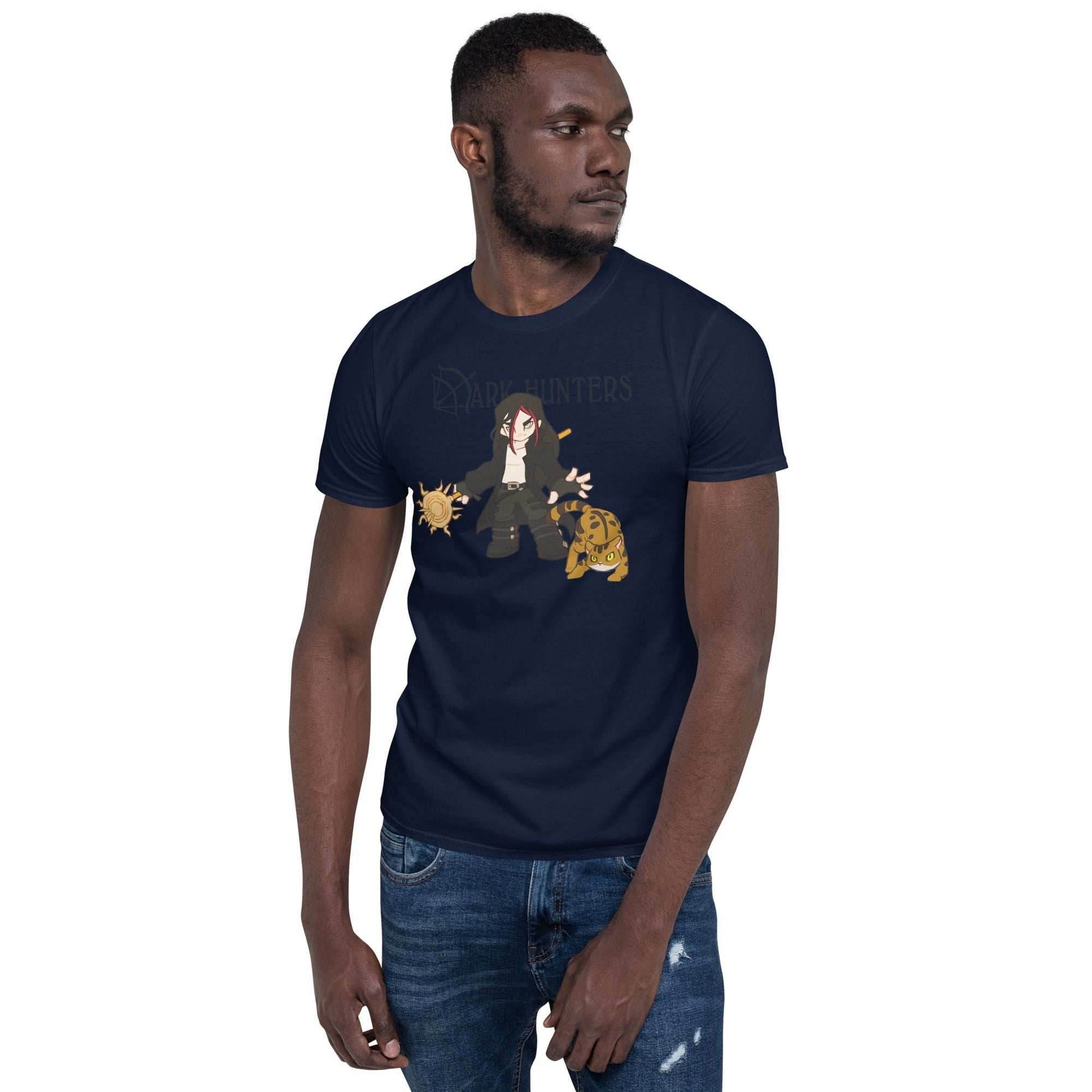 Acheron Dark-Hunter Gray Logo Short-Sleeve Unisex T-Shirt - Black / S