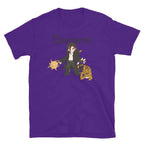 Acheron Dark-Hunter Black Logo Short-Sleeve Unisex T-Shirt - Purple / S
