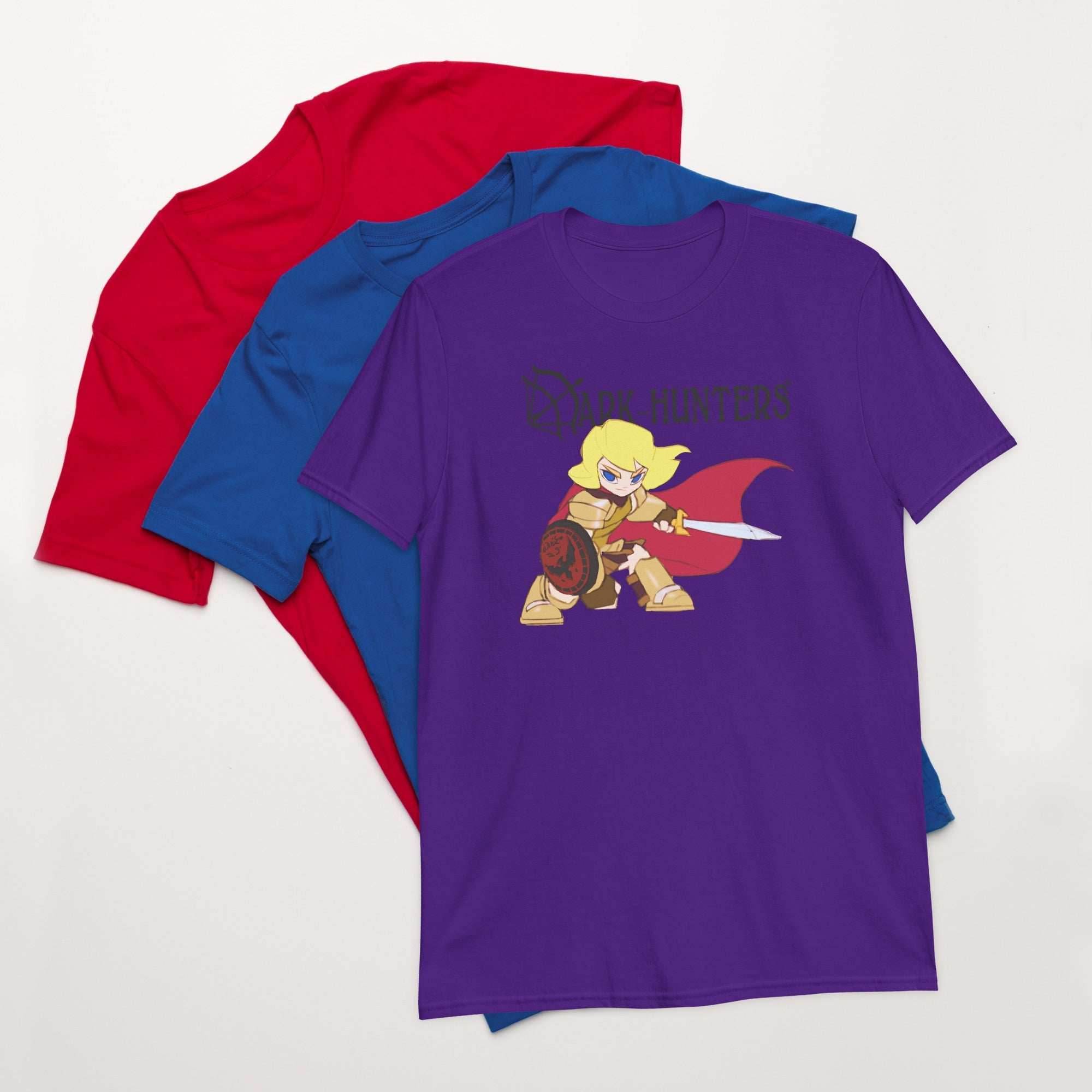 Styxx Dark-Hunter Black Logo Short-Sleeve Unisex T-Shirt - Purple / S