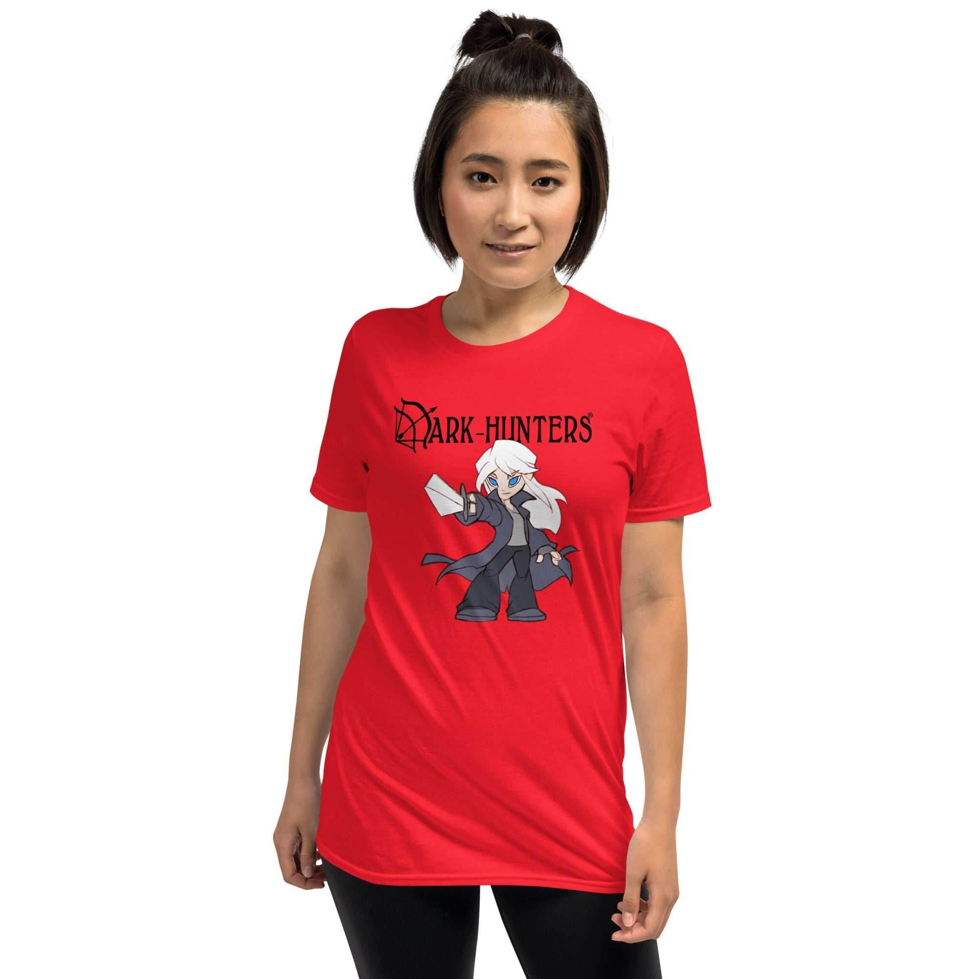 Urian Dark-Hunter Black Logo Short-Sleeve Unisex T-Shirt - Purple / S