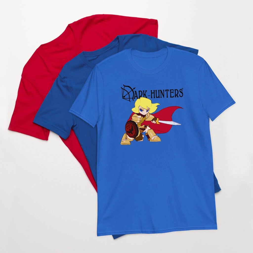 Styxx Dark-Hunter Black Logo Short-Sleeve Unisex T-Shirt - Royal / S