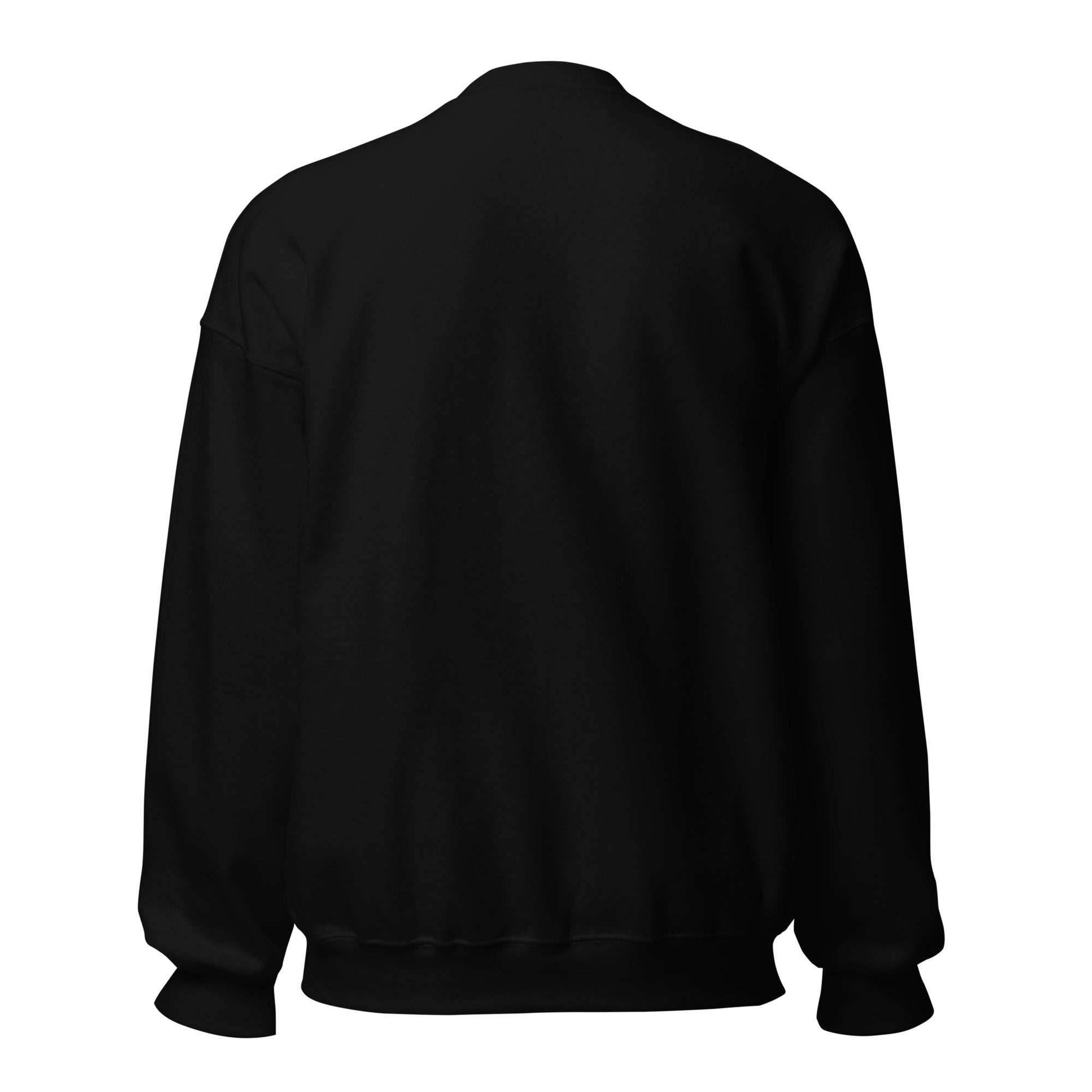 Quirkless Anime Embroidered Crewneck Sweatshirt - Black / S