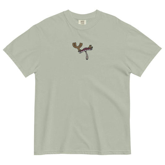 Chopper Mushroom Embroidered Comfort Colors® Unisex Anime Tee - Green / S