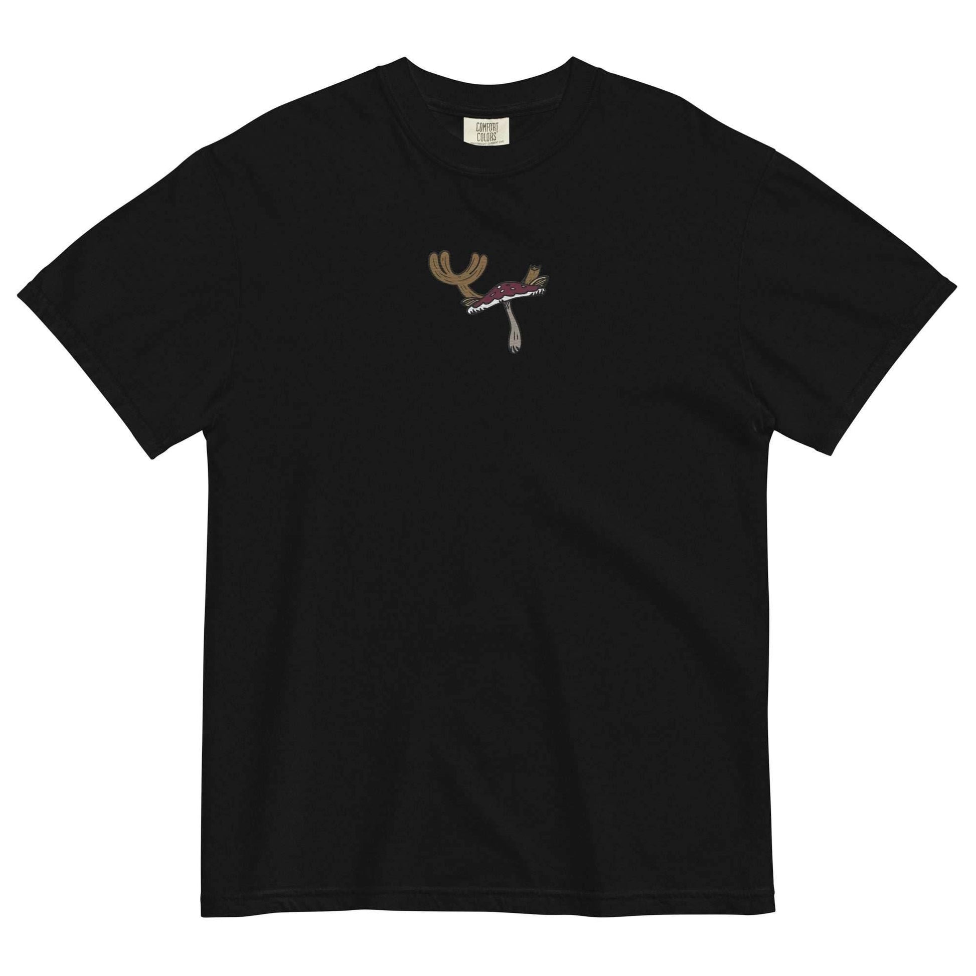 Chopper Mushroom Embroidered Comfort Colors® Unisex Anime Tee - Black / S