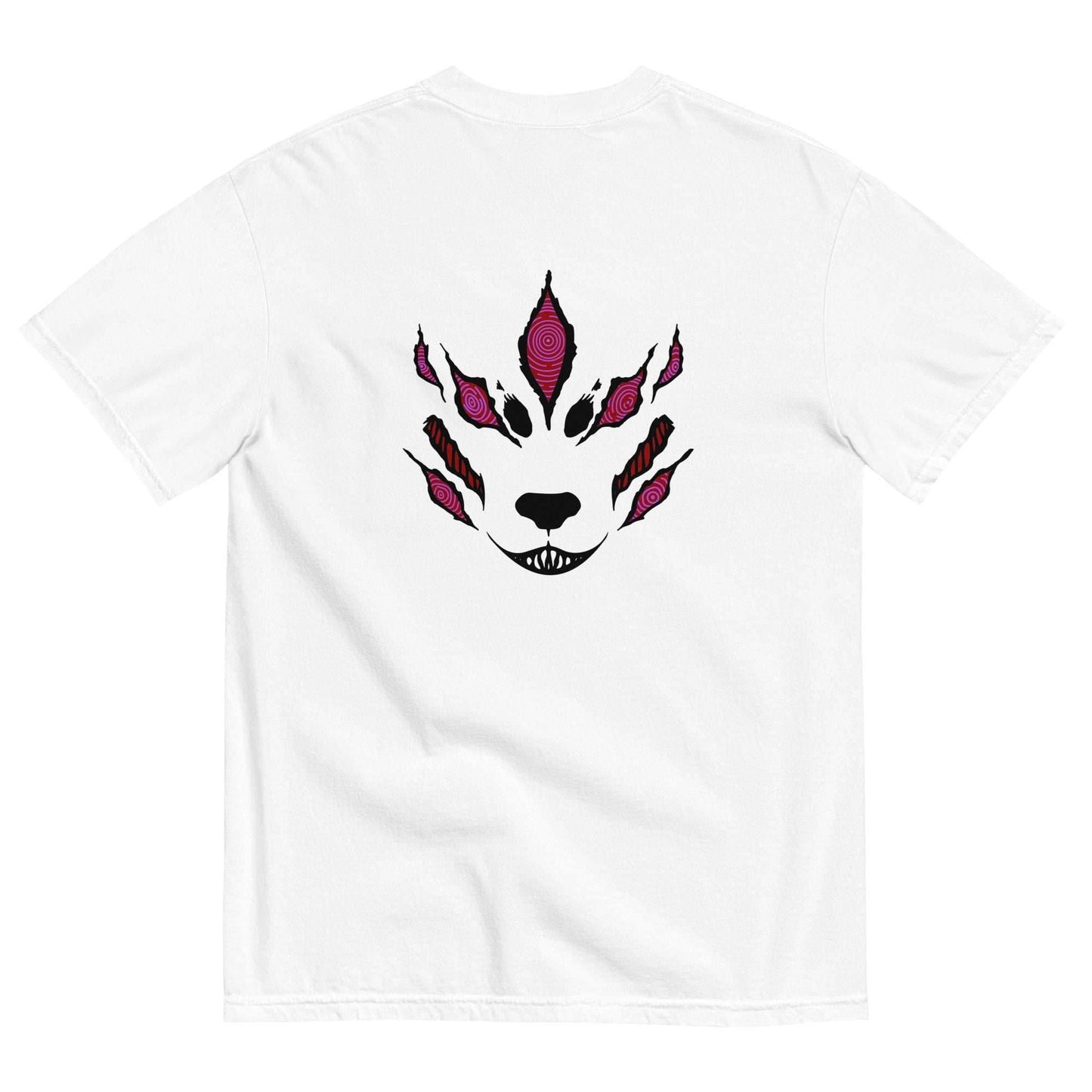 Fox Devil Aki Embroidered Comfort Colors® Chainsaw Anime Shirt - White / S