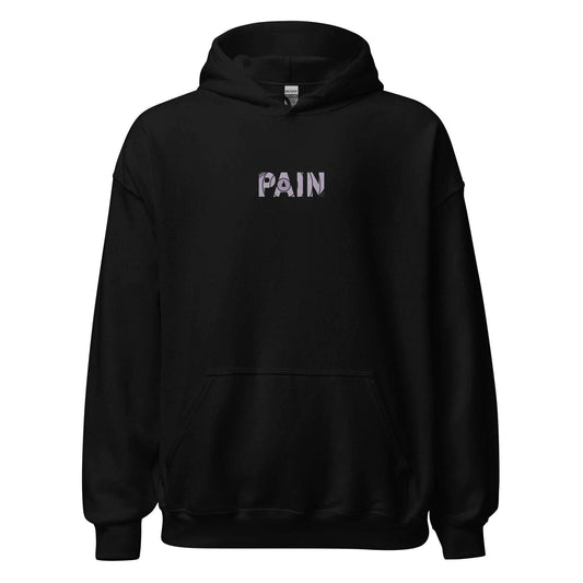 PAIN Embroidered Hoodie - Black / S