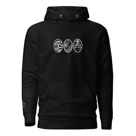 Tobi Mask Embroidered Premium Hoodie - Black / S