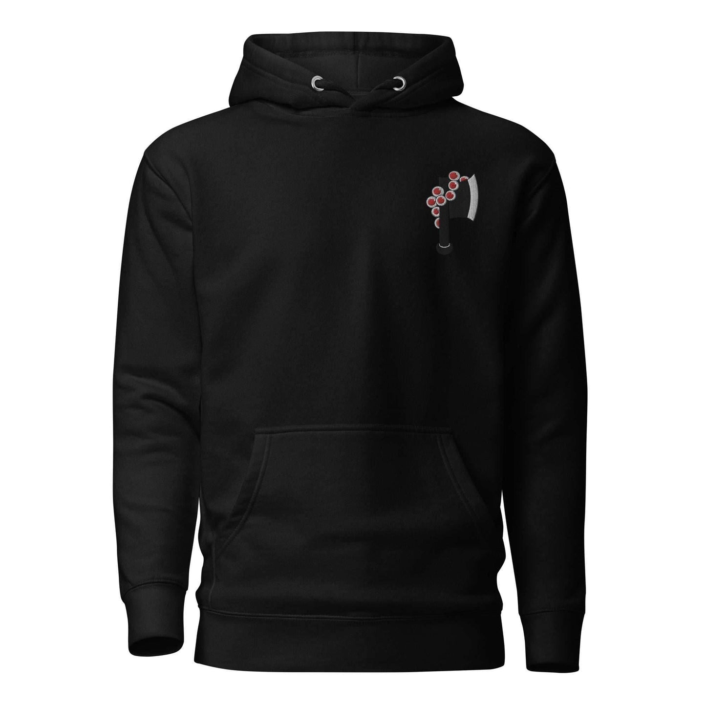 Gyomei Embroidered Unisex Anime Hoodie - Black / S