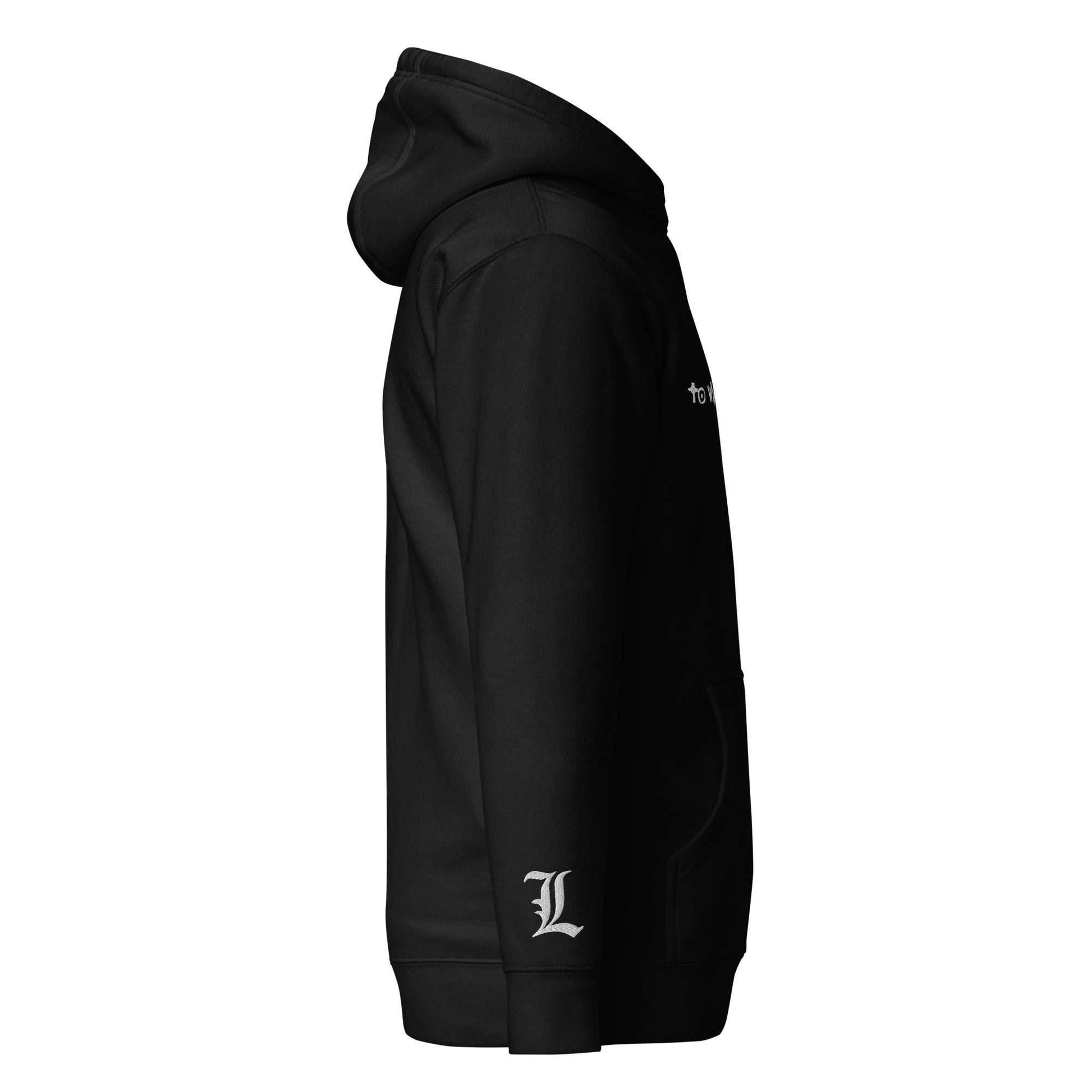 L Attack Embroidered Premium Hoodie - Black / S