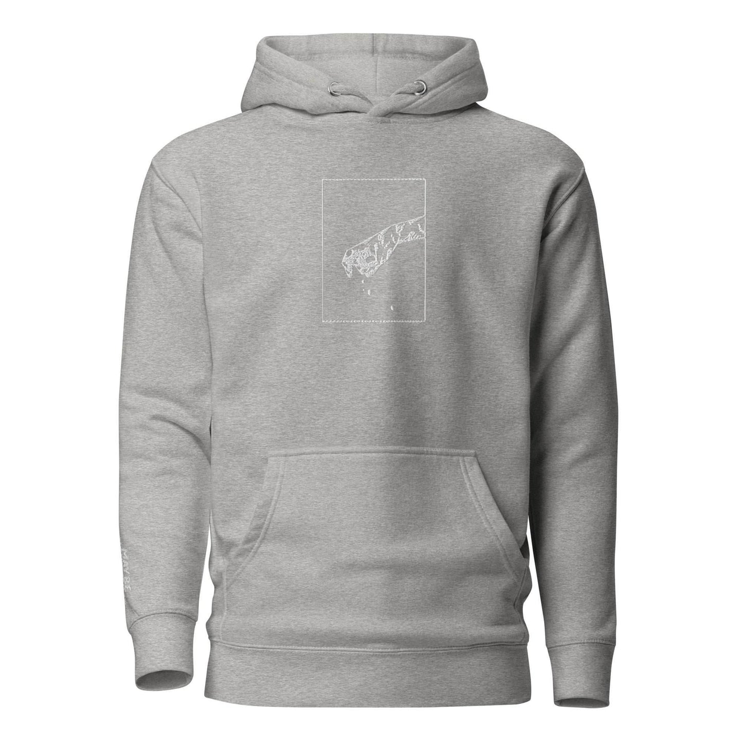 Maybe Next Time Itatchi Premium Embroidered Hoodie - Sport Grey / S