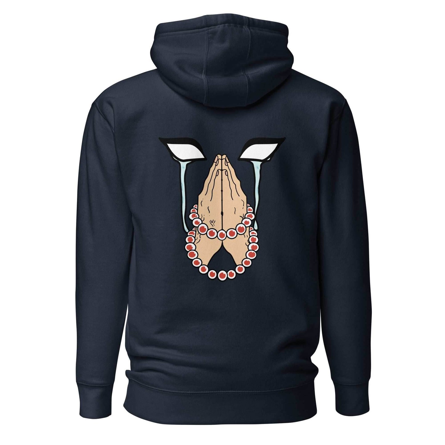 Gyomei Embroidered Unisex Anime Hoodie - Navy / S