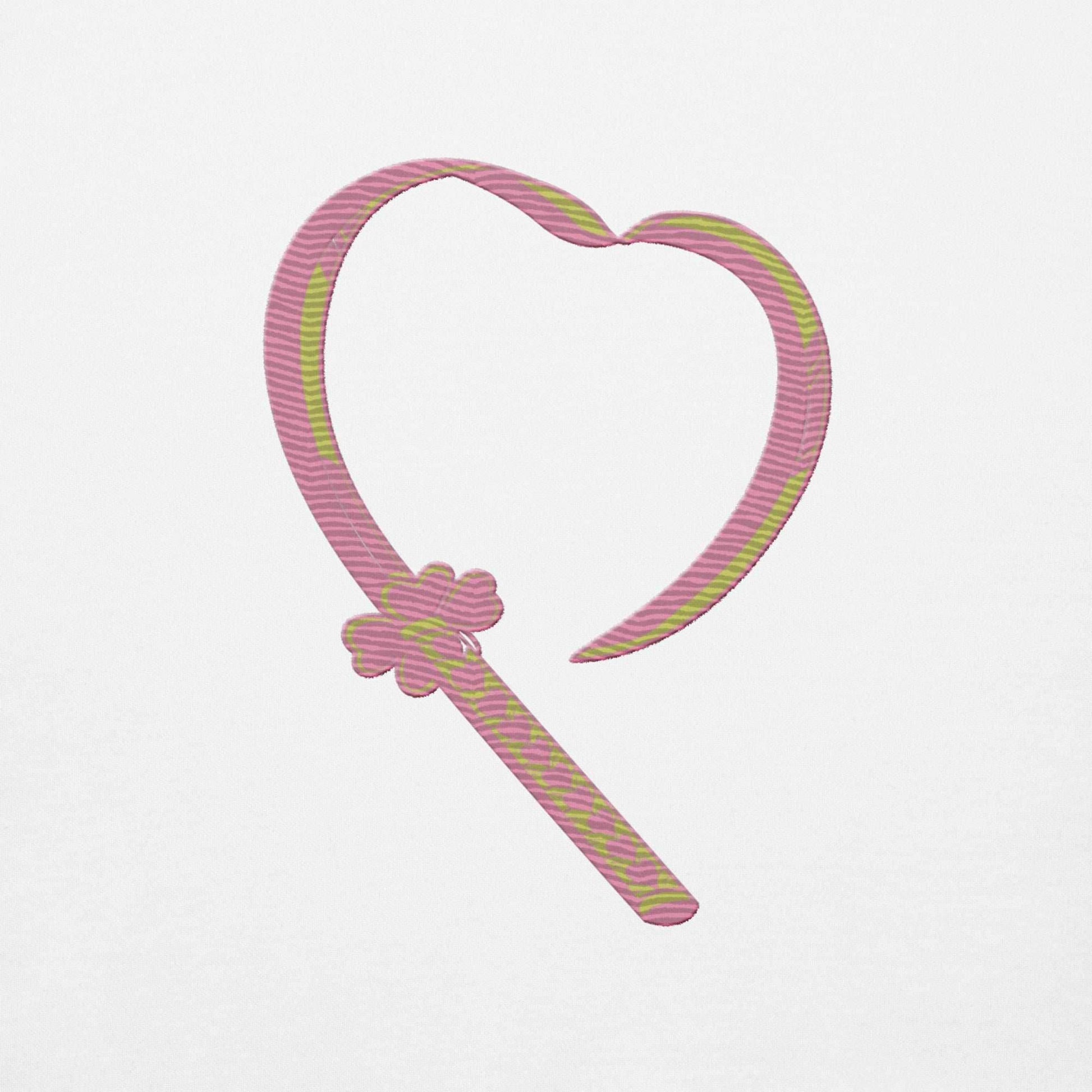 Mitsuri Sword Embroidered Unisex Anime Hoodie - Black / S