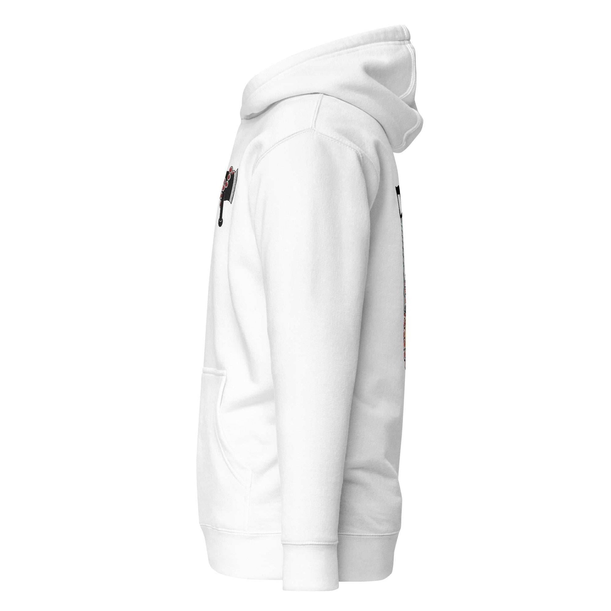 Gyomei Embroidered Unisex Anime Hoodie - Black / S