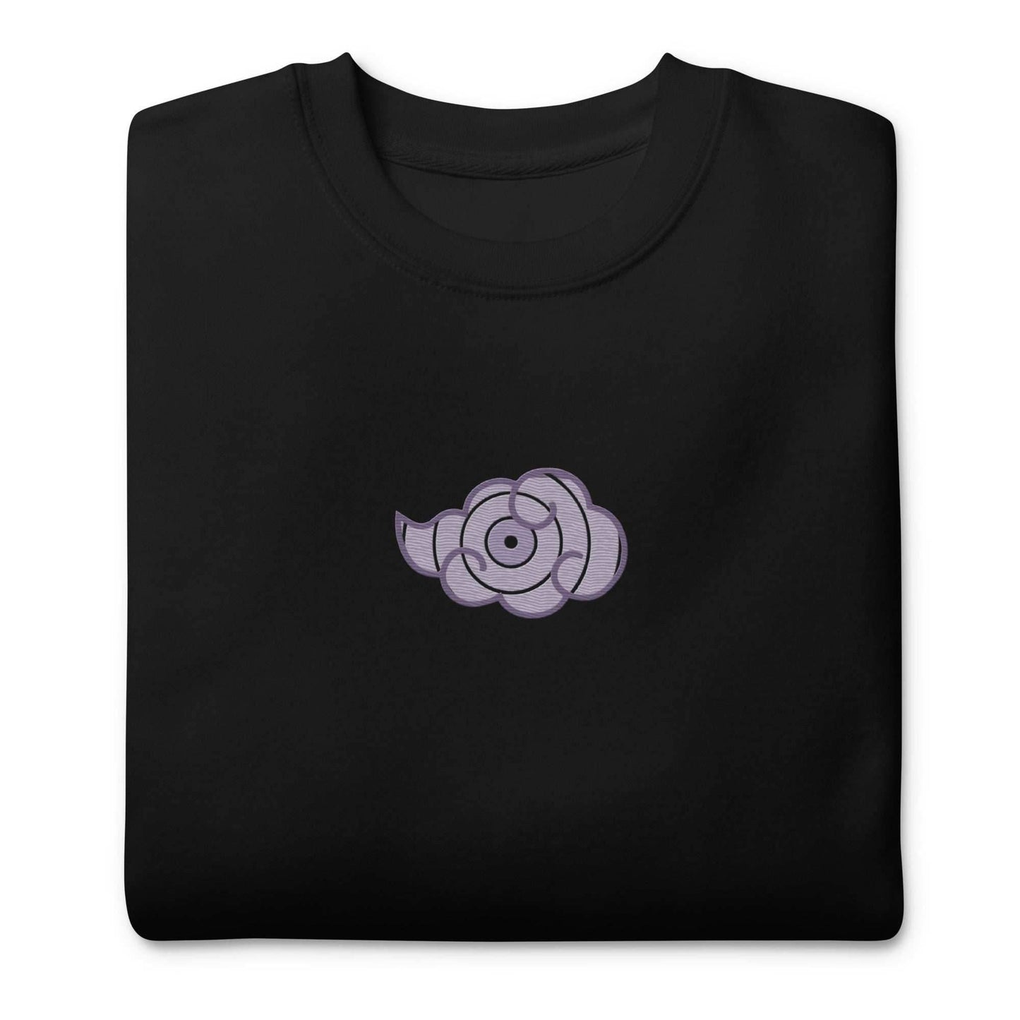 PAIN Cloud Embroidered Premium Crewneck Sweatshirt - Black / S