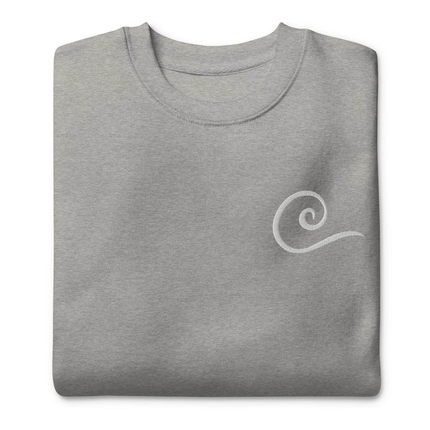 Black Leg Sanji Premium Embroidered Anime Crewneck Sweatshirt - Black / S