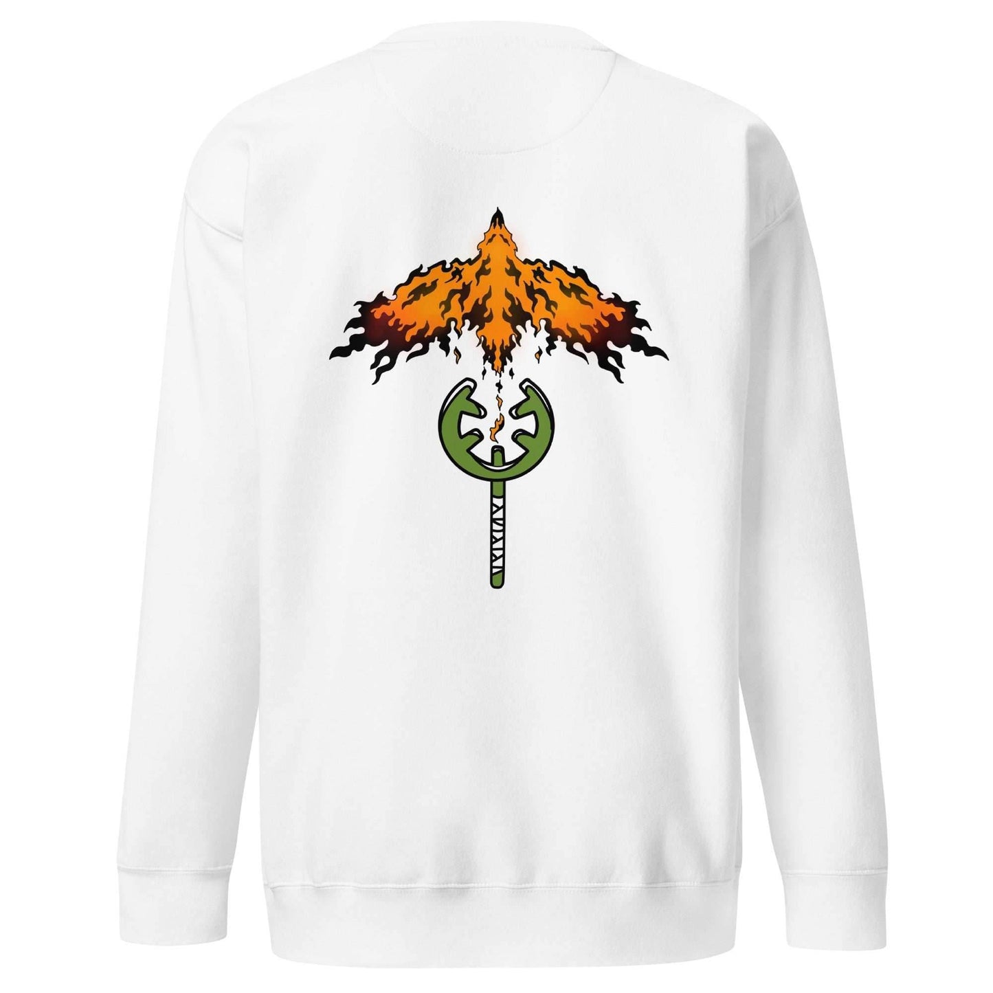 Usopp Sogeking Premium Embroidered Anime Crewneck Sweatshirt - Black / S