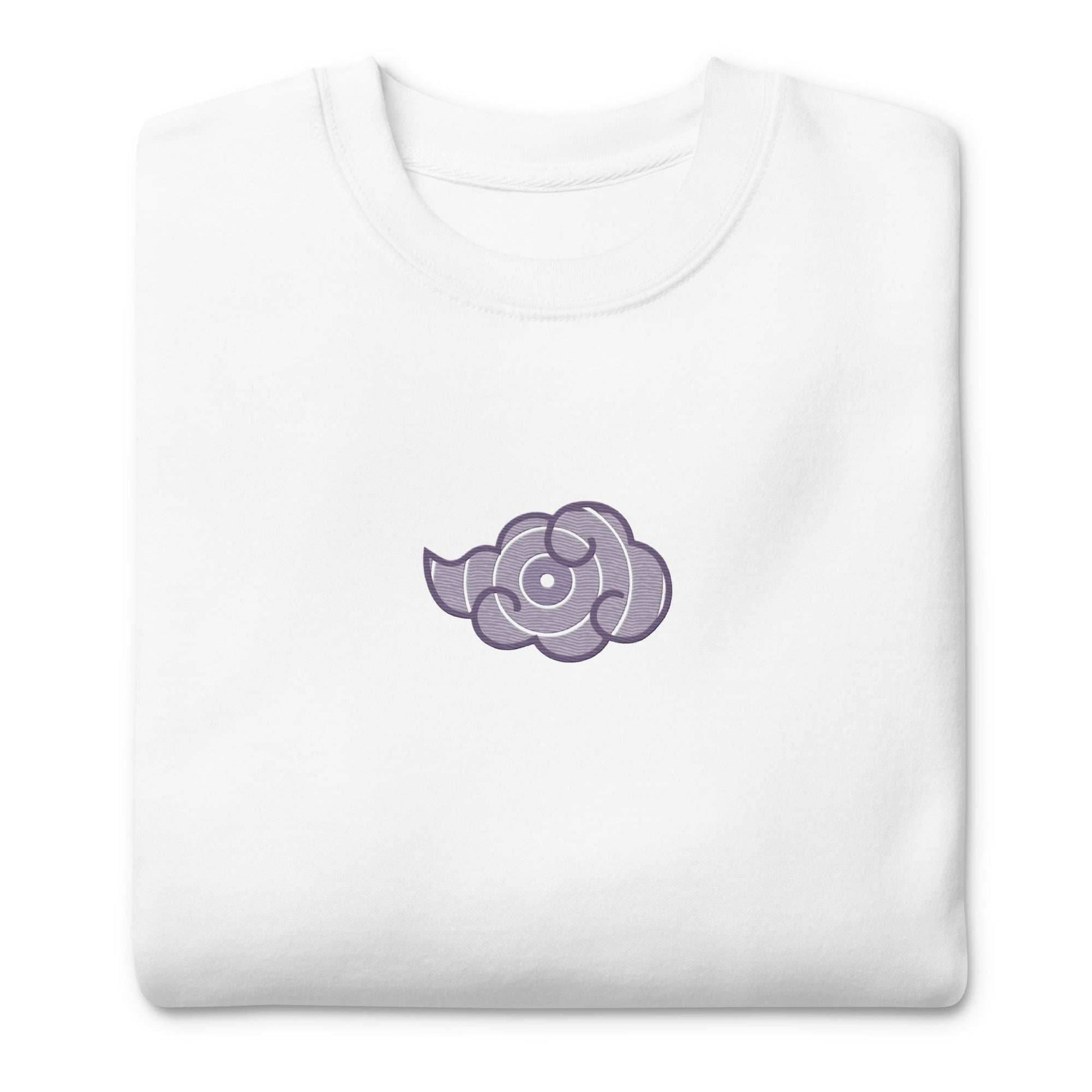 PAIN Cloud Embroidered Premium Crewneck Sweatshirt - Black / S