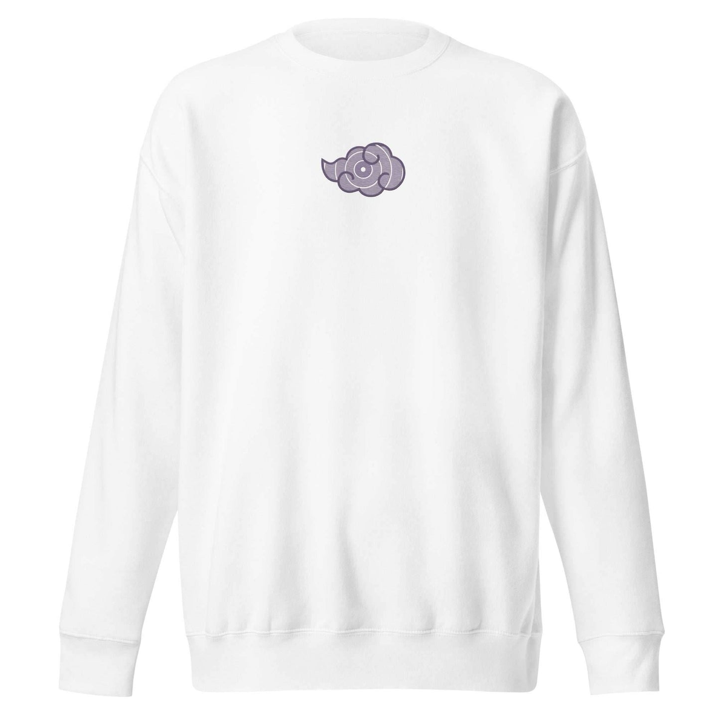 PAIN Cloud Embroidered Premium Crewneck Sweatshirt - Black / S