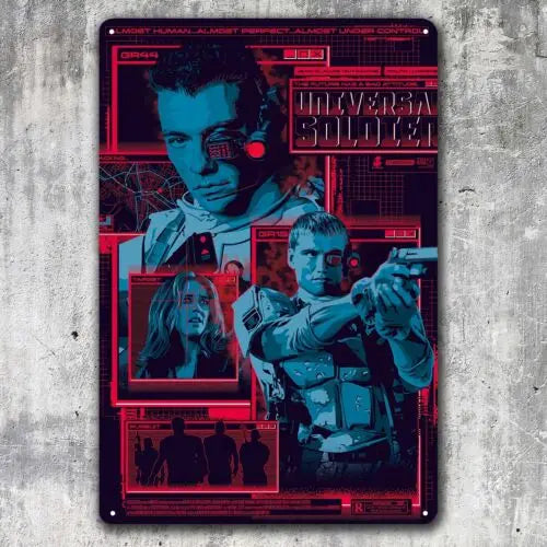 Universal Soldier metal poster 20x30cm