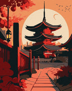 Landscape of the East Painting by Numbers Kit by Ideyka KHO5109