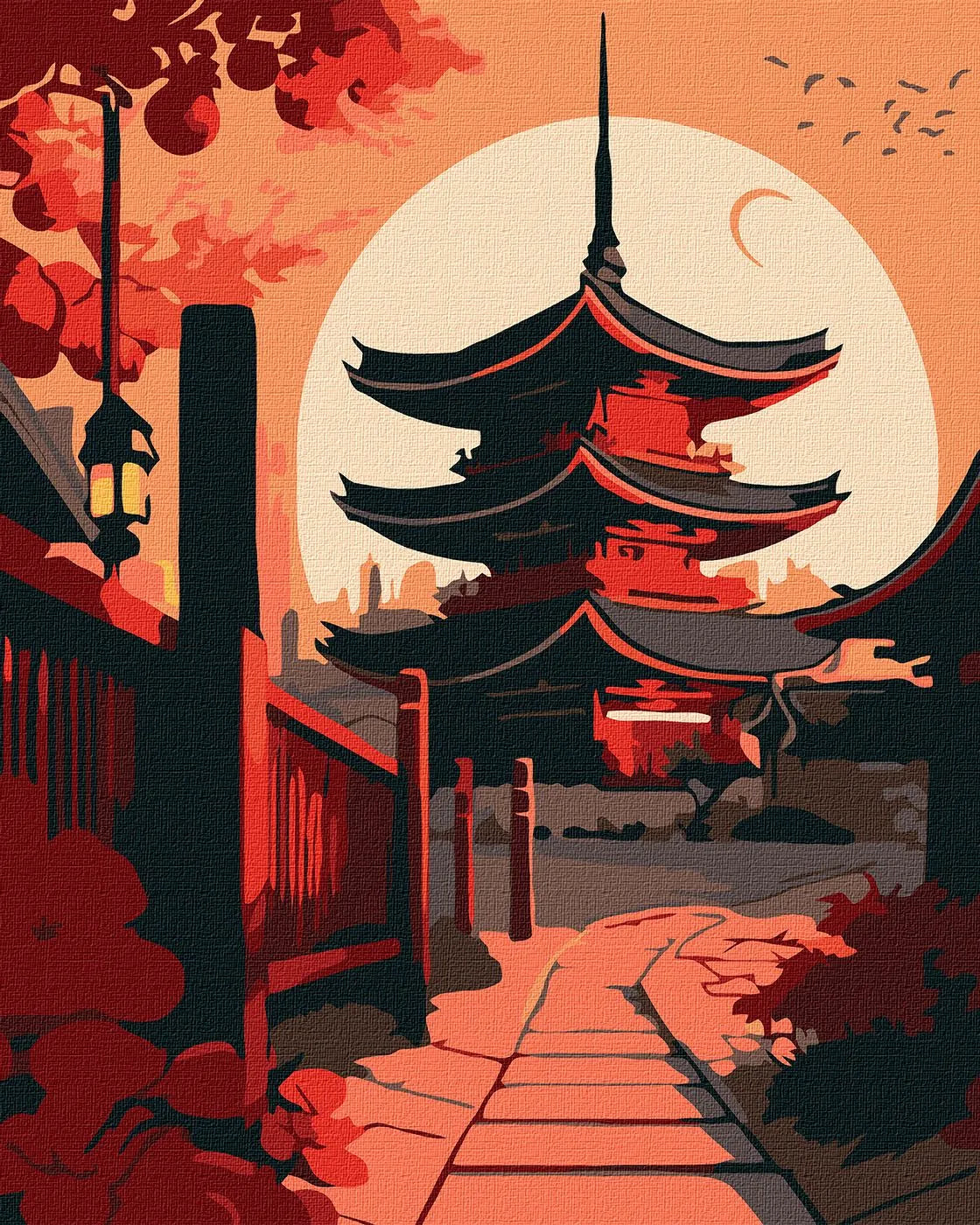 Landscape of the East Painting by Numbers Kit by Ideyka KHO5109