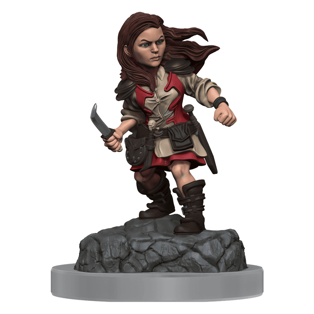 D&D: Nolzur's Marvelous Miniatures - Halfling Rogue Female - 