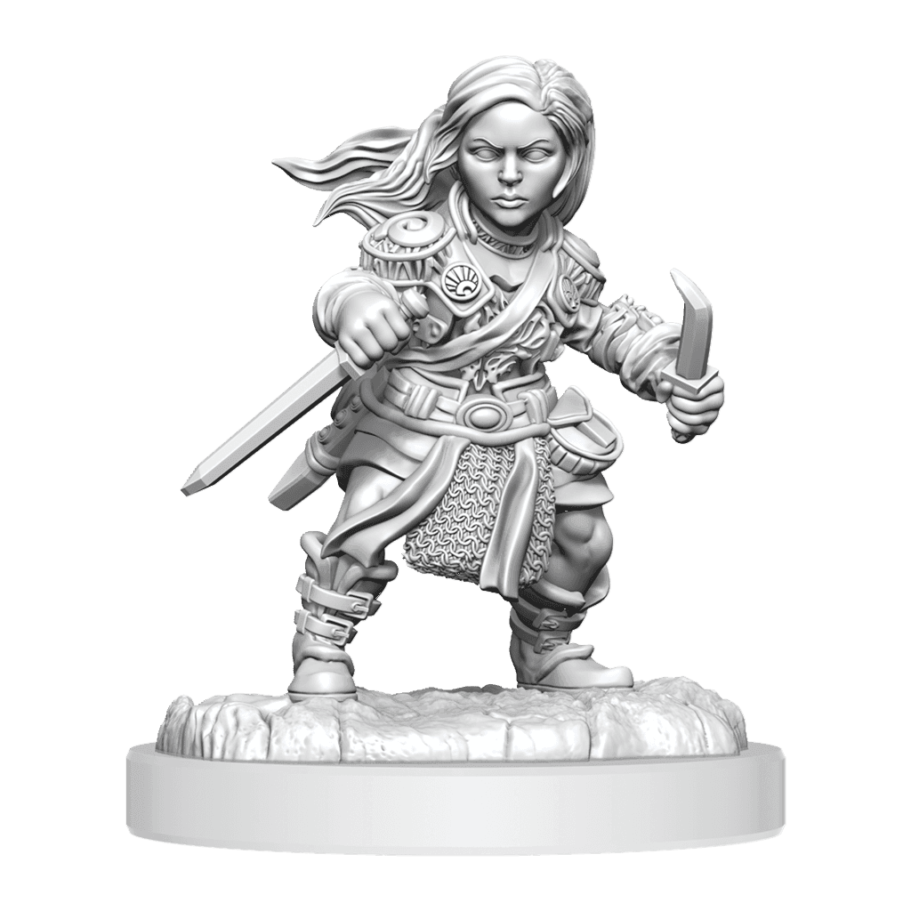 D&D: Nolzur's Marvelous Miniatures - Halfling Rogue Female - 