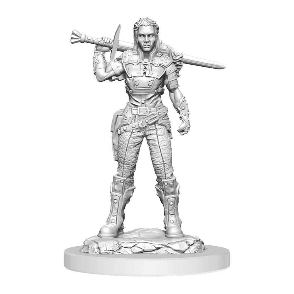 D&D: Nolzur's Marvelous Miniatures - Orc Fighter Female - 