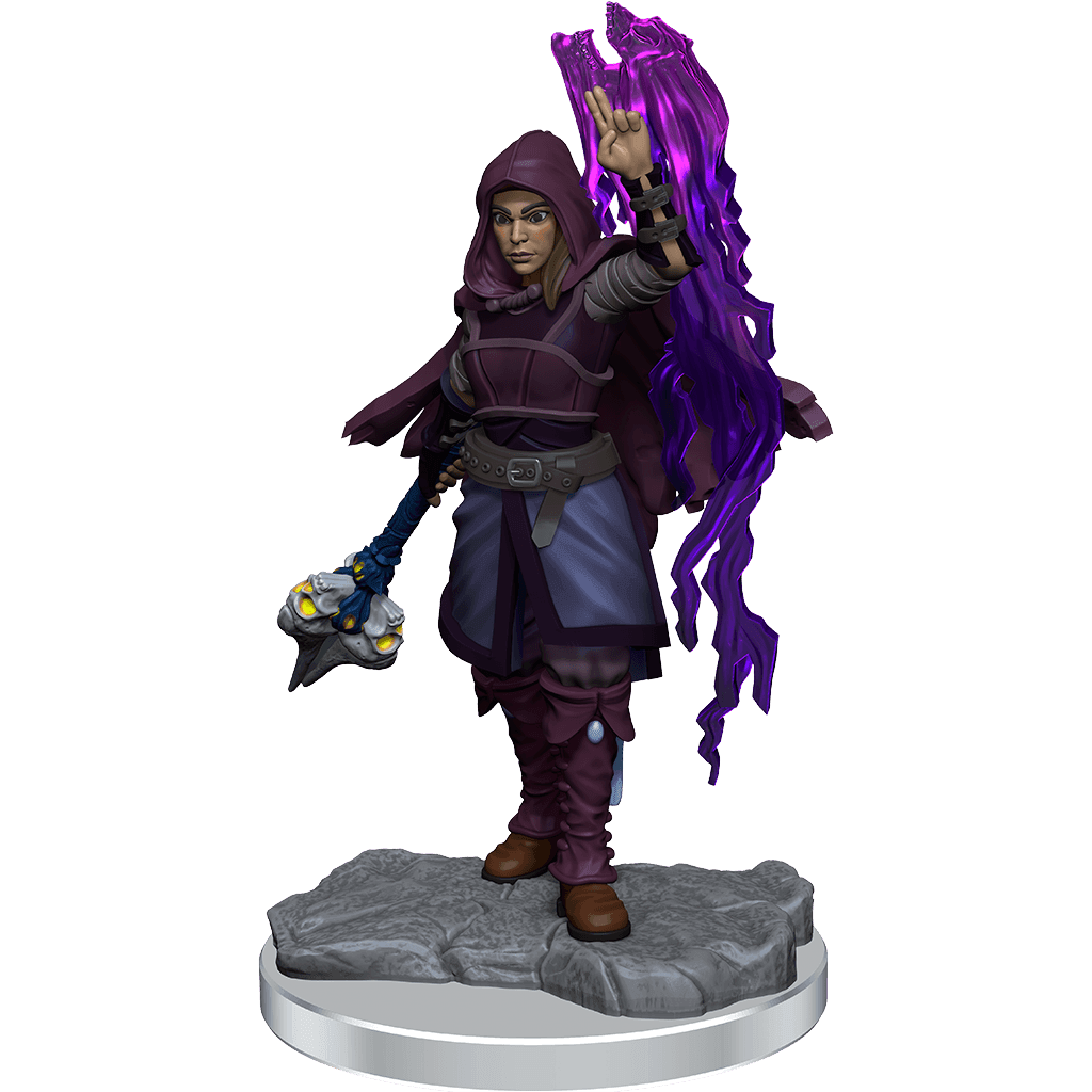 D&D: Nolzur's Marvelous Miniatures - Half-Elf Warlock - 