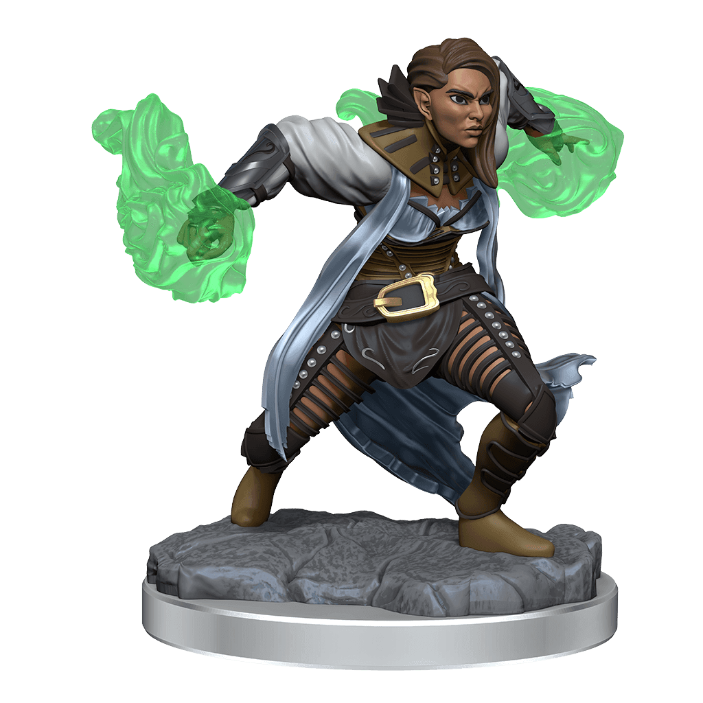 D&D: Nolzur's Marvelous Miniatures - Half-Elf Warlock - 