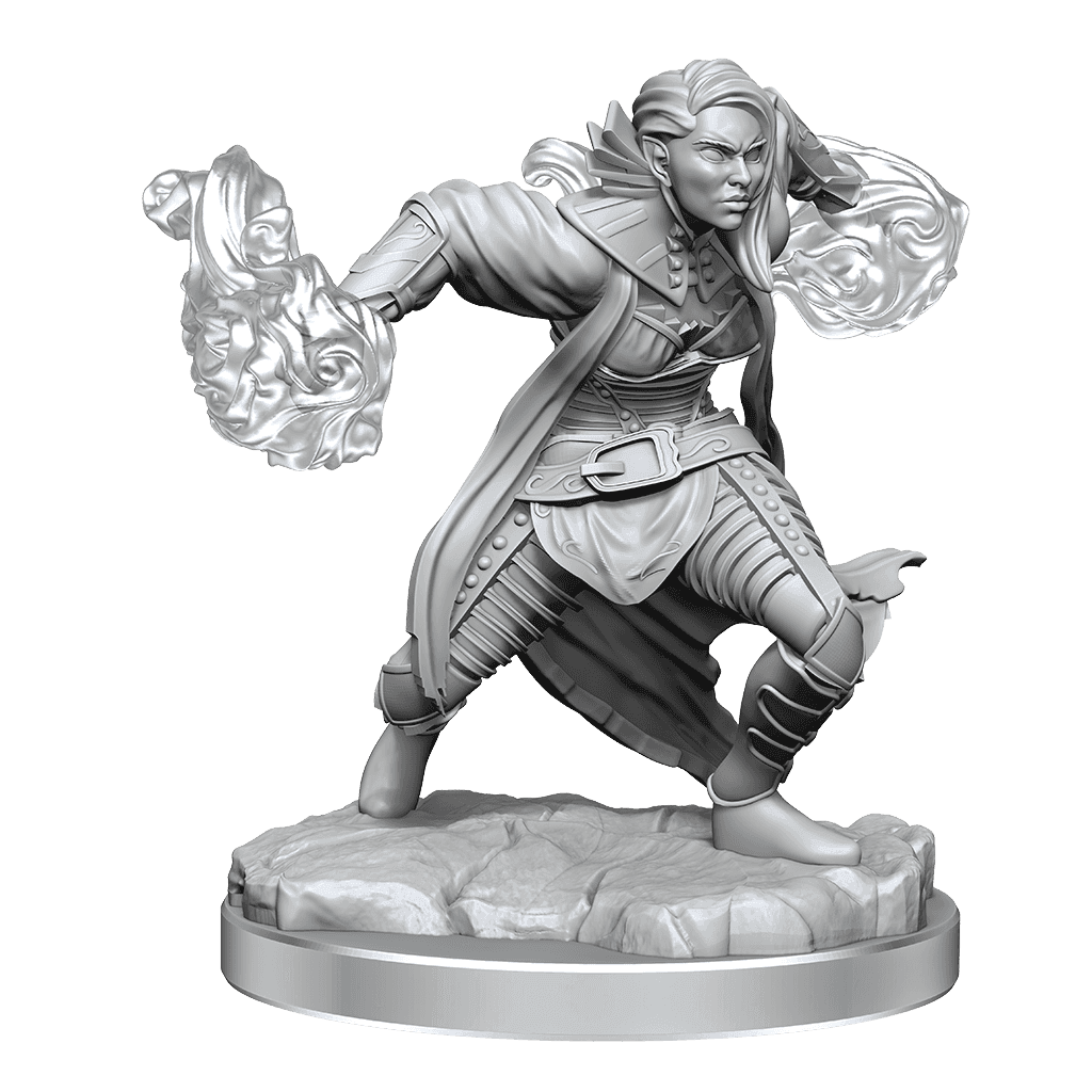 D&D: Nolzur's Marvelous Miniatures - Half-Elf Warlock - 