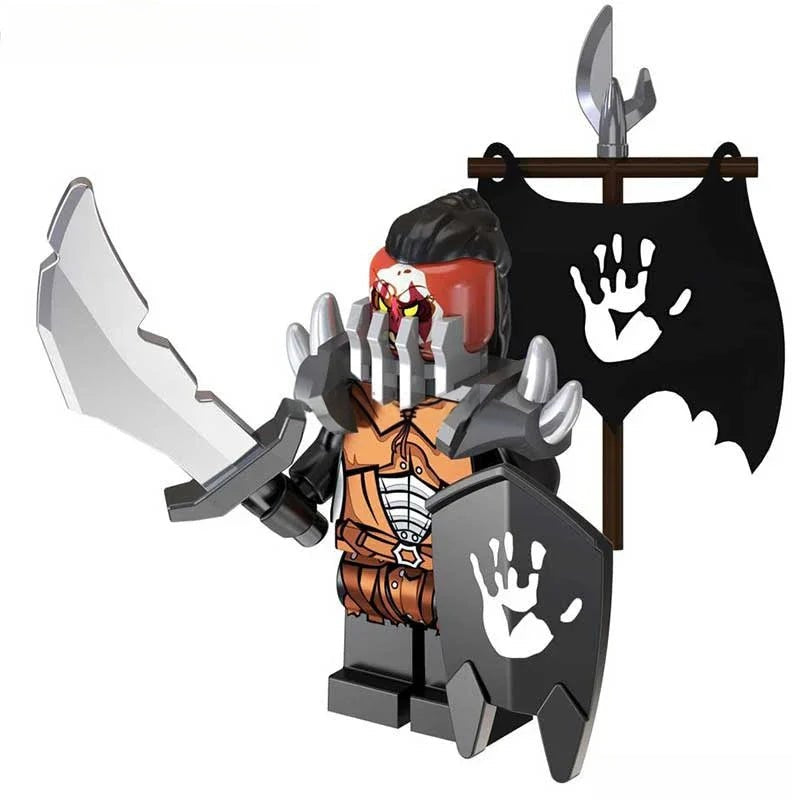 Uruk-hai from Lord of The Rings Lego Minifigures Custom Toys 2