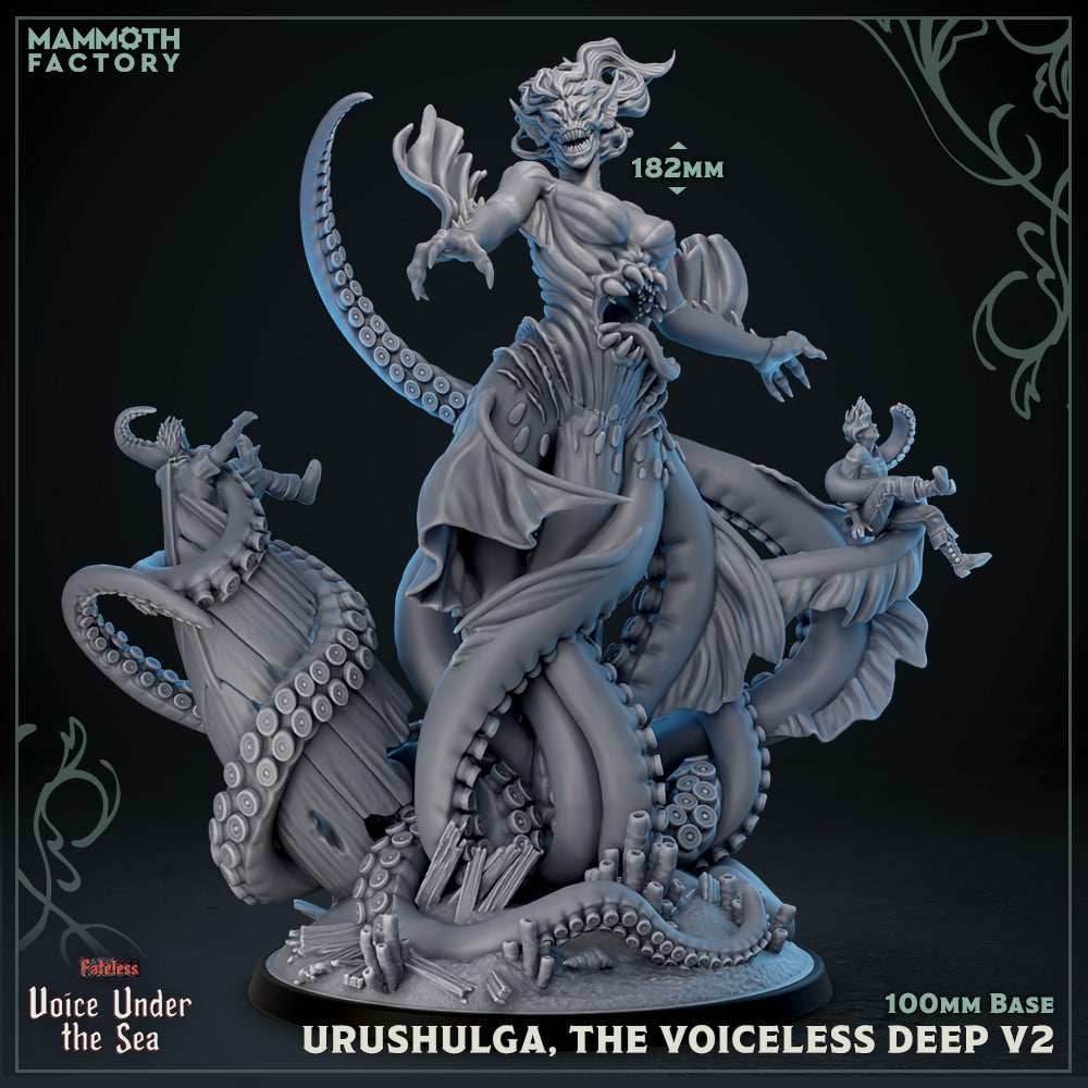 Urushulga of the Voiceless Deep (Sea Witch Epic Boss) - Monster Face