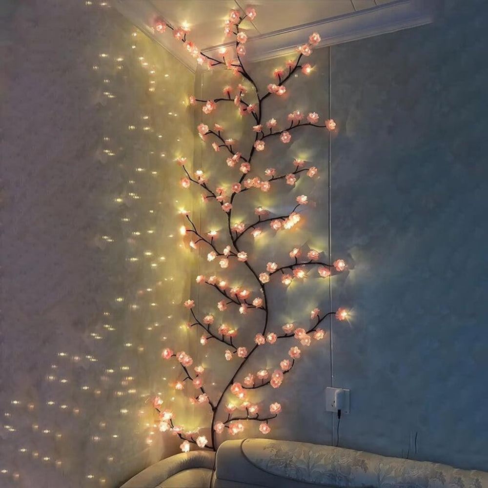 USB Powered Cherry Blossom Branch Lights 96LEDs String Lights