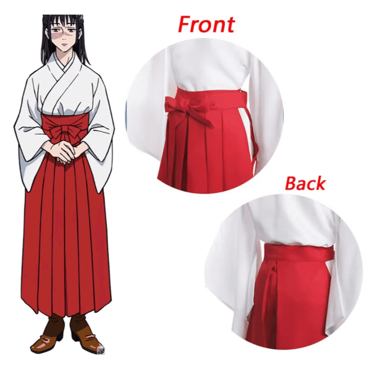 Utahime Iori Cosplay Costume – Jujutsu Kaisen Kimono with Wig Set - S / Costume Only