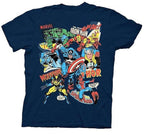 UV Collage Navy Youth T-shirt - YS