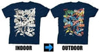 UV Collage Navy Youth T-shirt - YS