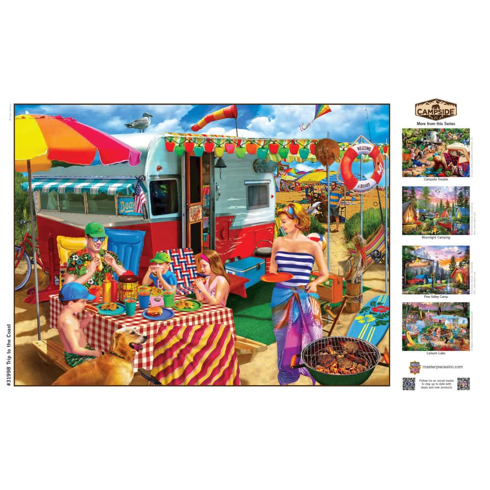 Campside - Trip to the Coast 300 Piece EZ Grip Jigsaw Puzzle