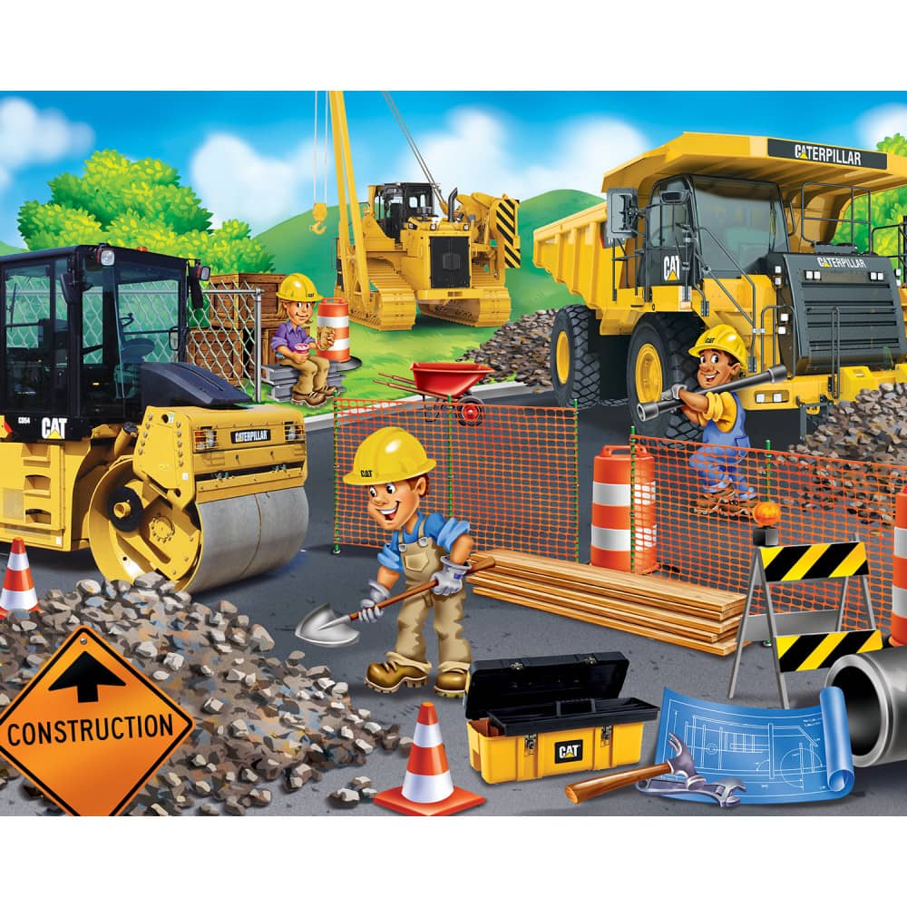 CAT 100 Piece Jigsaw Puzzles 4-Pack