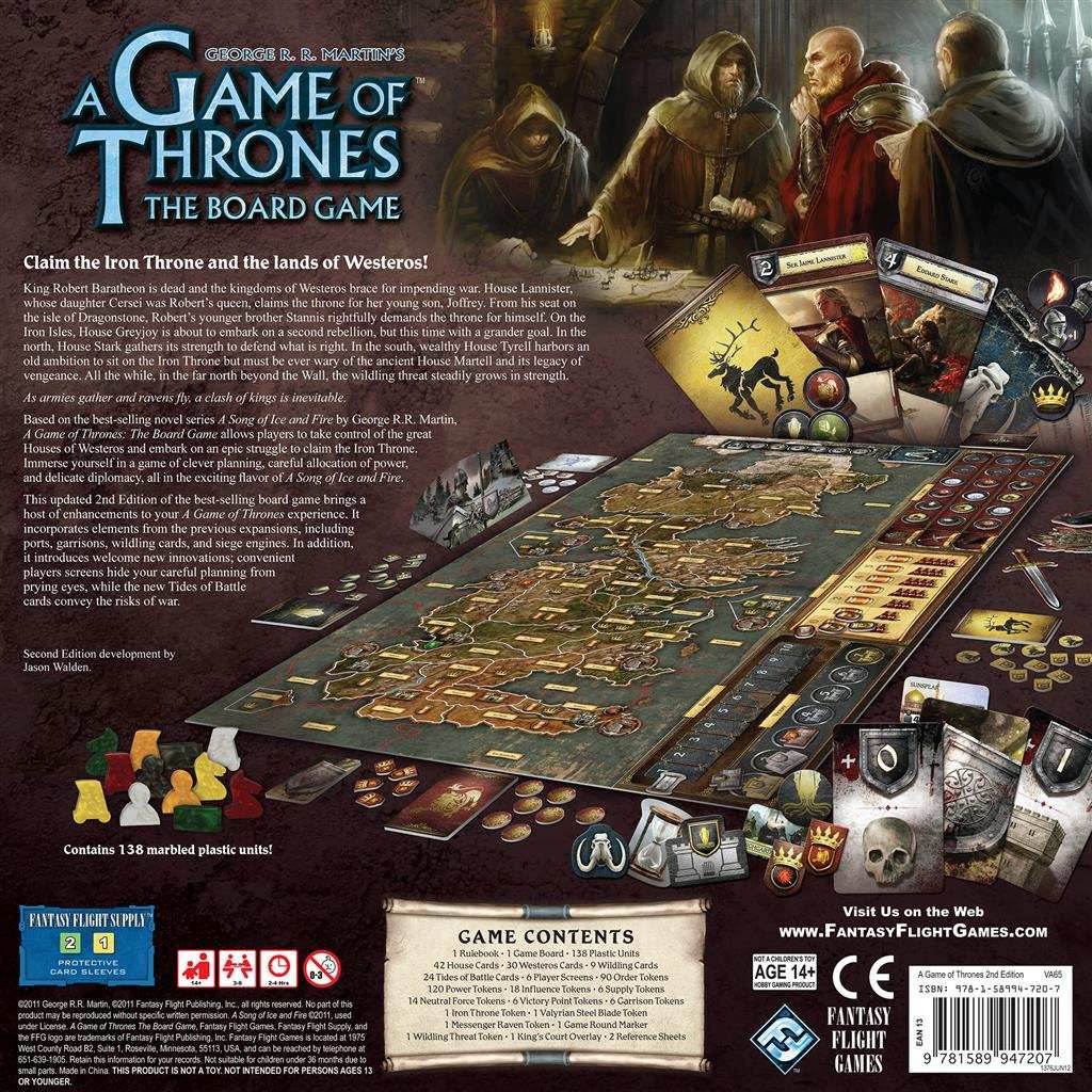 A Game of Thrones Boardgame 2nd Edition - 