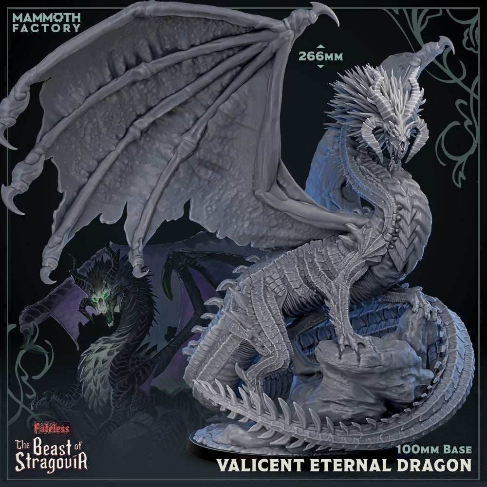 Valicent the Eternal Dragon (Adult Black Dragon) - 
