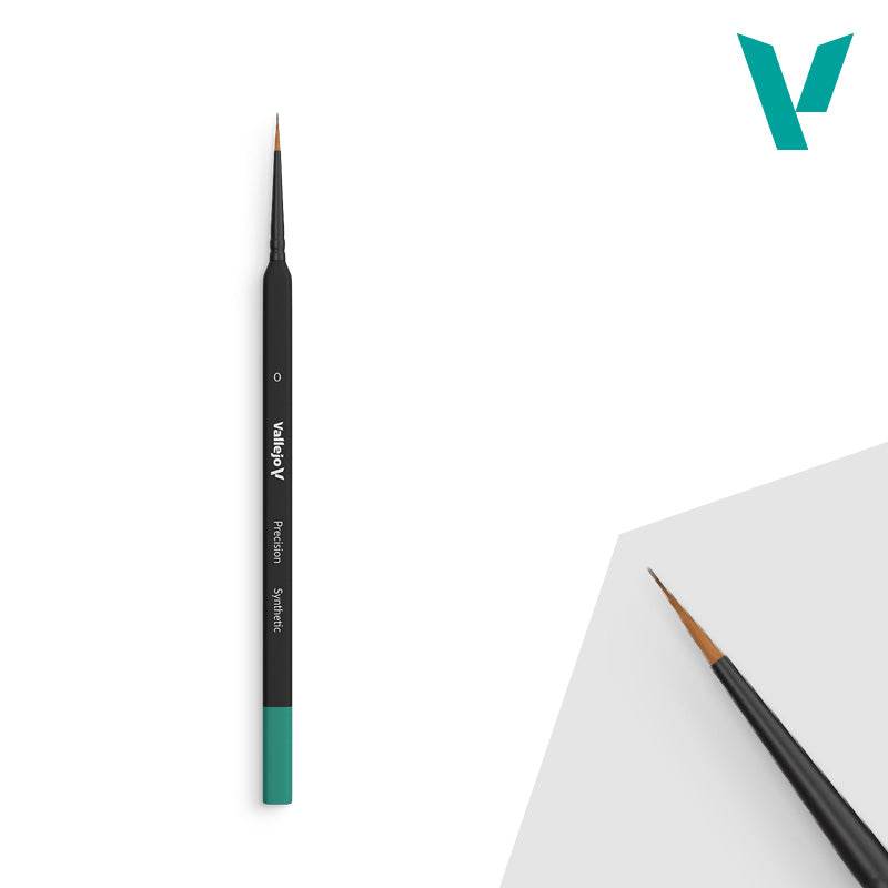 Hobby Brushes: Precision - Synthetic - Size 0 - 