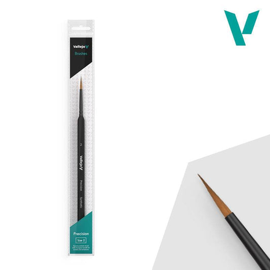 Hobby Brushes: Precision - Synthetic - Size 2 - 