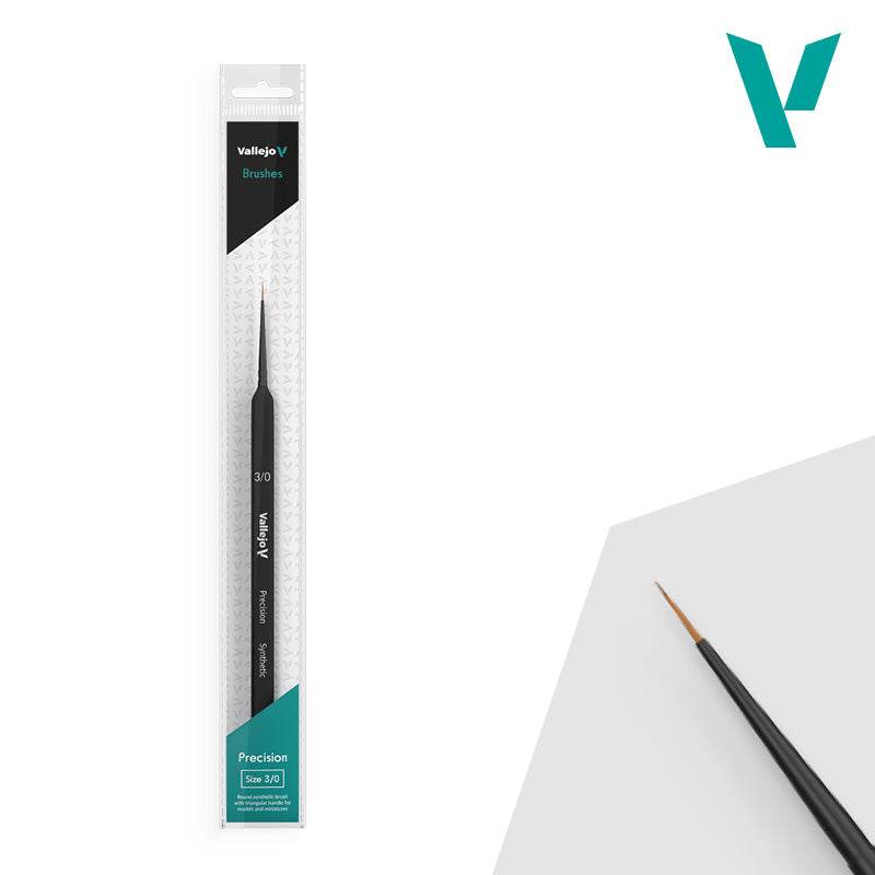 Hobby Brushes: Precision - Synthetic - Size 3/0 - 