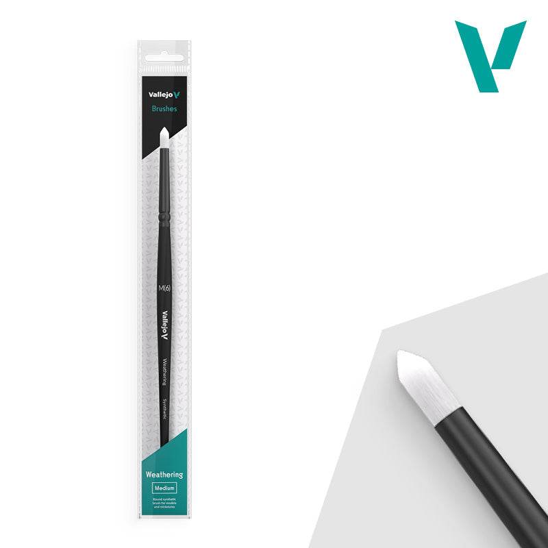 Hobby Brushes: Round Weathering - Synthetic - Medium - 