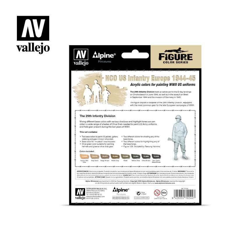 Figure Color Series: NCO US Infantry Europe 1944-45 - 