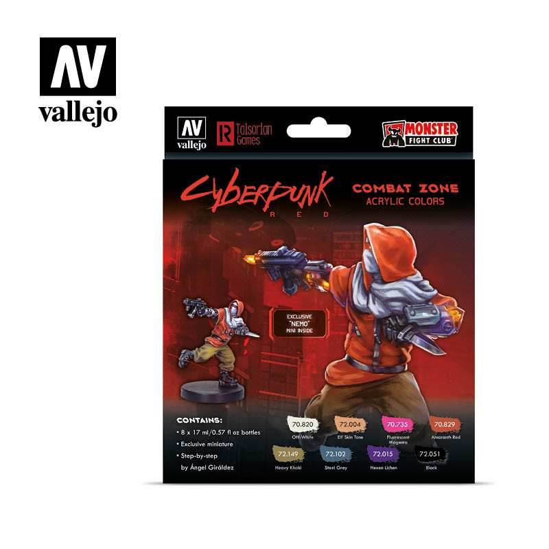 Cyberpunk Red Paint Set: Combat Zone - 
