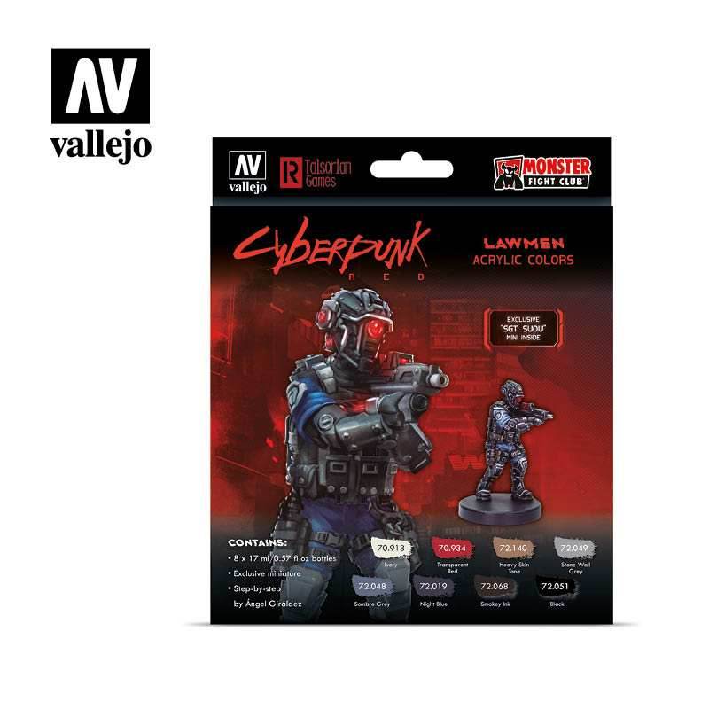 Cyberpunk Red Paint Set: Lawmen - 
