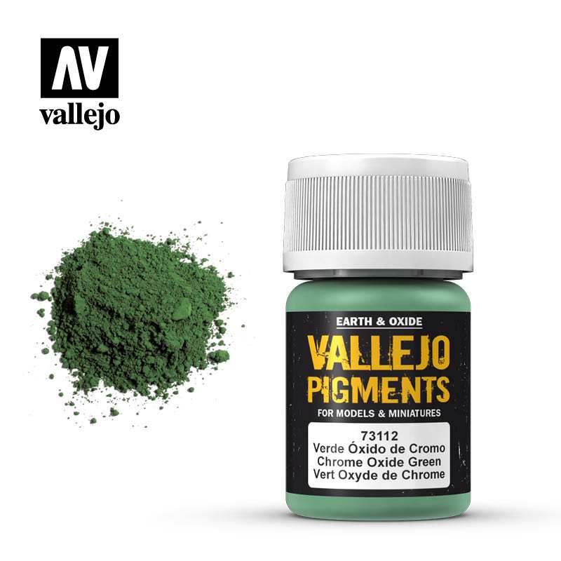 Vallejo Pigments: Chrome Oxide Green - 